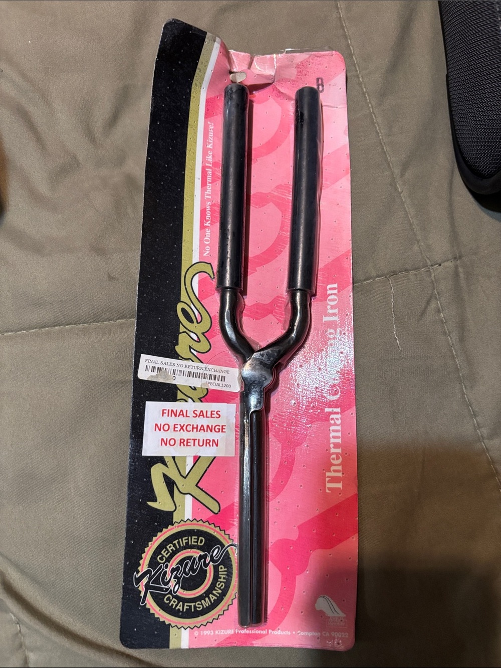 Thermal Styling Iron - Black